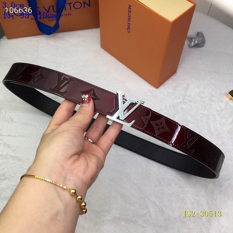 LV Belt 30mmX95-110cm 8L (649)